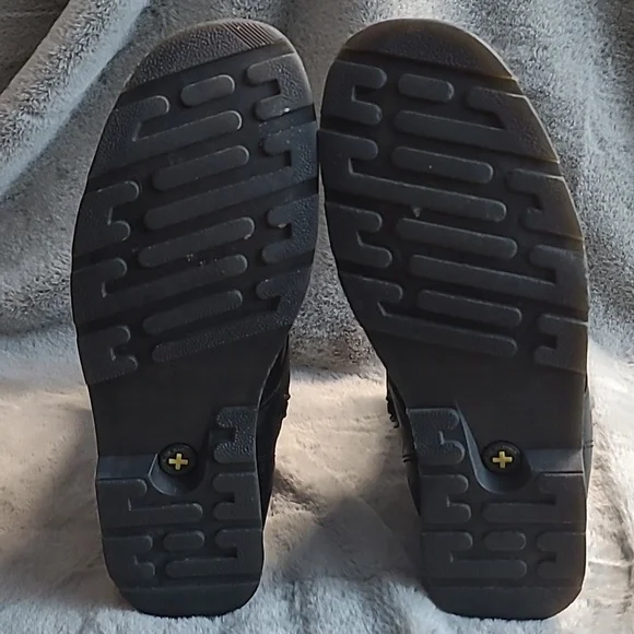 Dr. Martens 11563 Leather Boots Side Zip Lace Up Mens 12 - Picture 6 of 11